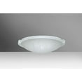 thumbnail image 1 of 9682ST-LED-WH-Besa Lighting-Trio 12-One Light Flush Mount-11.88 Inches Wide by 3.75 Inches High-White Finish-Stucco Glass Color-LED Lamping Type, 1 of 2
