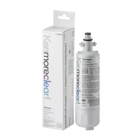 9690 Refrigerator Water Filter Replacement for LG LT700P and Kenmore 46-9690, 469690, NSF Certified Fridge Water Filtration, 1-Pack