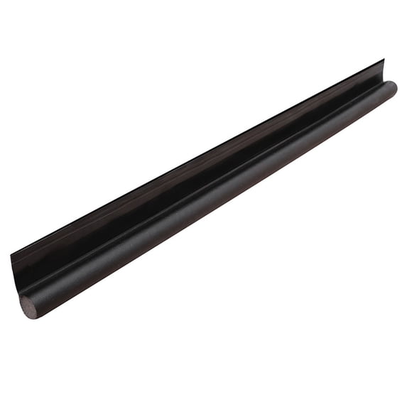 96CM Under Door Seal, Cold Protection Soundproof Door Bottom Sealing Strip,Draft Stopper Excluder For Gap Seal-1 side black-96cm
