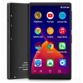 96GB MP3 Player with Bluetooth & WiFi,4.0"Touch Screen MP4 Player,Music Player for Spotify,Pandora,Music,Play Store,FM Radio,3GB RAM Android Music Player for Parental Control,Support Extended to 1TB