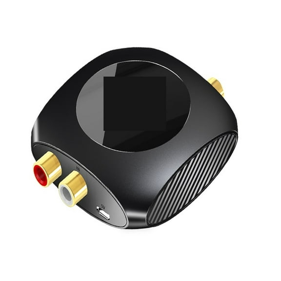 96KHz Analog to Digital Audio Converter Adapter R/L RCA to SPDIF Optical Coaxial for Amplifier Soundbar Speaker ,Effortless Switching