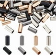 thumbnail image 1 of 96Pcs 4 Colors Alloy End Caps Column Mixed Color 19.5x9mm Inner Diameter: 8mm 24Pcs/color, 1 of 5
