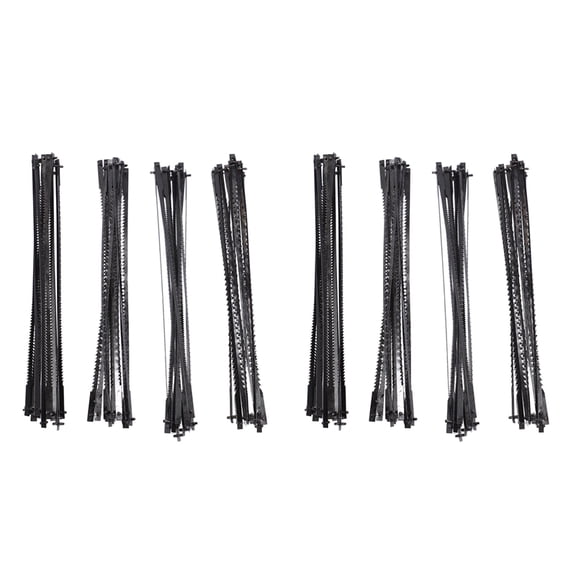 96Pcs 5 Inch Pinned Scroll Saw Blades TPI 10/15/18/24 Power Tools Accessories for Woodworking for DIYers