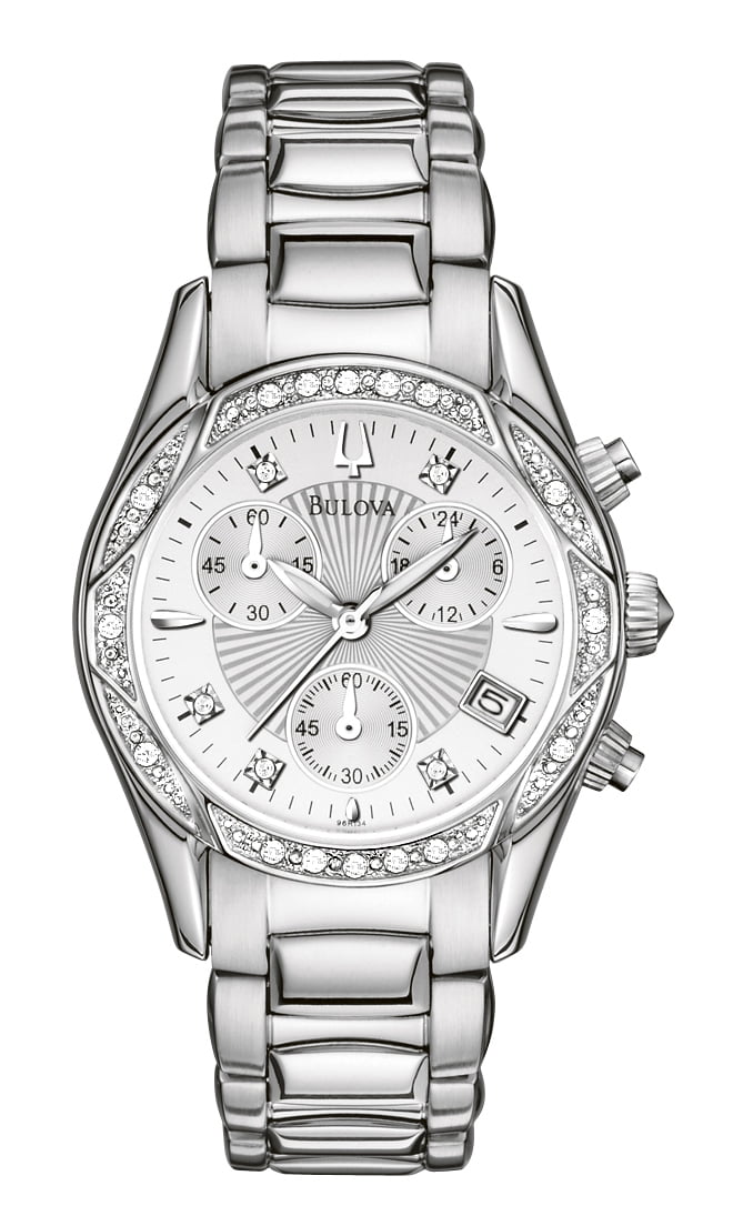 96R134 Women's Diamond Anabar Chronograph MOP Watch