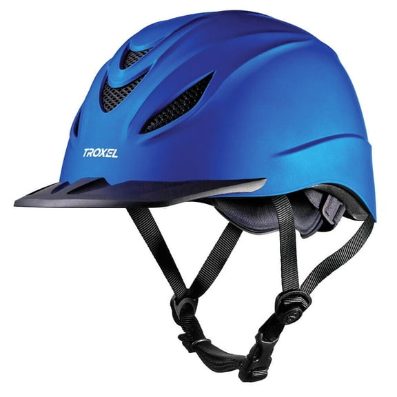 Troxel Intrepid Western Riding Helmet: Safety & Style Indigo / Large