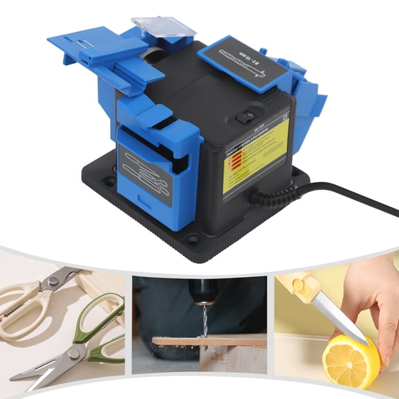 96W 110V Multifunctional Electric Sharpener, Drill Bit Grinding Machine, 15 To 50 Adjustable Angle, 1350rpm
