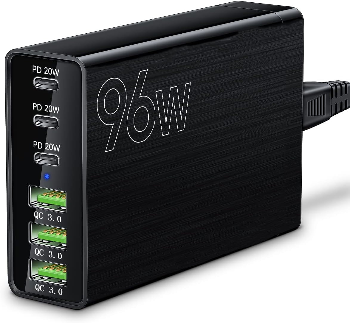 3-Port USB-C Charging Station For Under Cabinet Lights - Multi Light Storage & Charging Base
