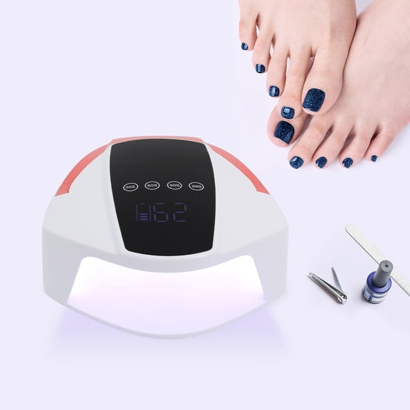 96W LED Manicure Desk Lamp, Rechargeable Nail Lamp, Automatic Sensor UV LED Nail Dryer
