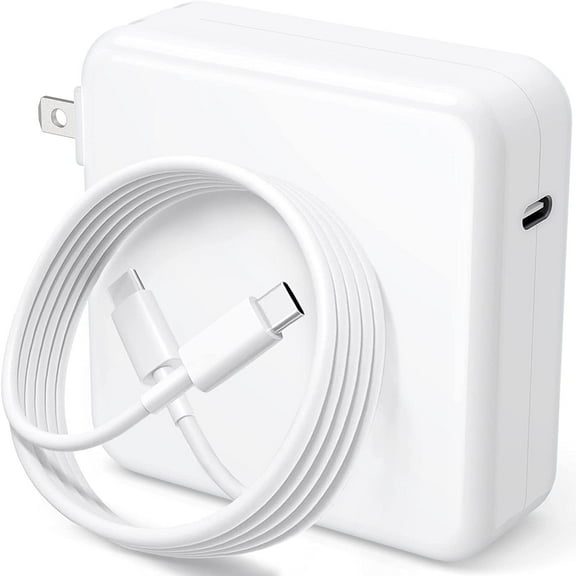 96W Power Adapter Compatible with All USB C Device, 6.6ft USB-C to C Charge Cable