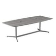 thumbnail image 1 of 96W x 42D Conference Table with Metal Base in Platinum Gray - Engineered Wood, 1 of 7