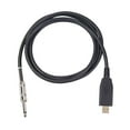 thumbnail image 1 of 96kHz/24-bit USB Guitar Cable Recording Interface w/ HS-100B Chip & Gold Plugs (16.4ft) Plug & Play for PC/Mac as show, 1 of 4