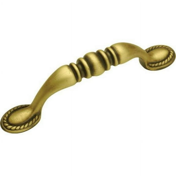 96mm Rope Braid English Antique Cabinet Pull