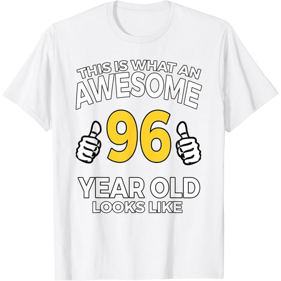 96th Birthday Gift Aged 96 Years Old T Shirt T-Shirt100% cotton