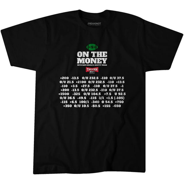 97 1 the fan on the money sport t shirt gift for sport fan walmart