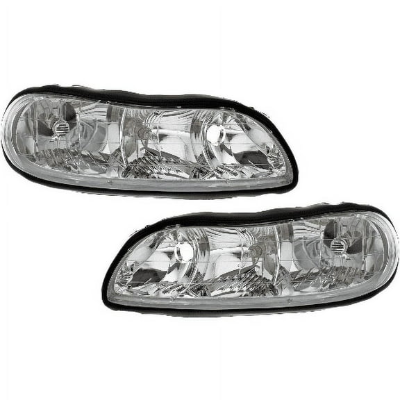 97-99 Olds Cutlass (except Supreme) Left & Right Headlamp Assemblies- pair