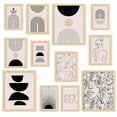 thumbnail image 1 of 97 Decor Boho 8x10 Neutral Geometric Art Print Set, 12 Pieces, 1 of 6