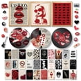 thumbnail image 1 of 97 Decor Downtown Girl 8x10 Red Y2k Kit Poster Set, 36 Pieces, 1 of 7