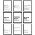 thumbnail image 1 of 97 Decor Funny 8x10 Office Quote Poster Set, 9 Pieces, 1 of 7