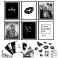 thumbnail image 1 of 97 Decor Minimalist 8x10 Black White Poster Set, 16 Pieces, 1 of 7