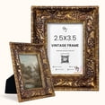 thumbnail image 1 of 97 Decor Small Vintage Picture Frames 2.5x3.5 - Antique Wallet Size Picture Frames 2.5 X 3.5, 1 of 7