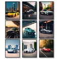 thumbnail image 1 of 97 Decor Sports Car 8x10 Race Car Poster Set, 9 Pieces, 1 of 7