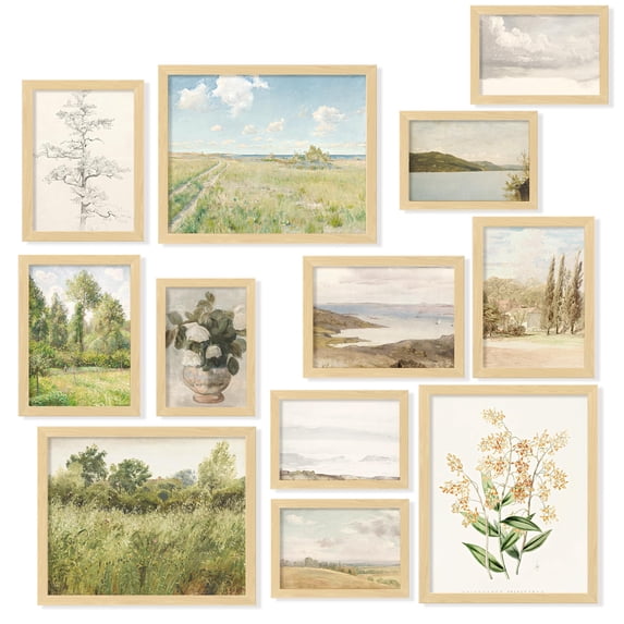 97 Decor Vintage Posters for Room Aesthetic - Vintage Wall Art Prints, French Country Decor, Farmhouse Eclectic Home (Unframed)