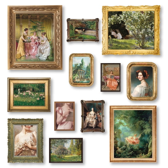97 Decor Victorian 8x10 Vintage Portrait Art Print Set, 12 Pieces