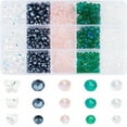 thumbnail image 1 of 970 Pcs 15 Stlyes Glass Beads Jewelry Making Kit Faceted Spacer Beads Glass Butterfly Beads Mixed Color Heart Electroplated Pendant Charms, 1 of 5