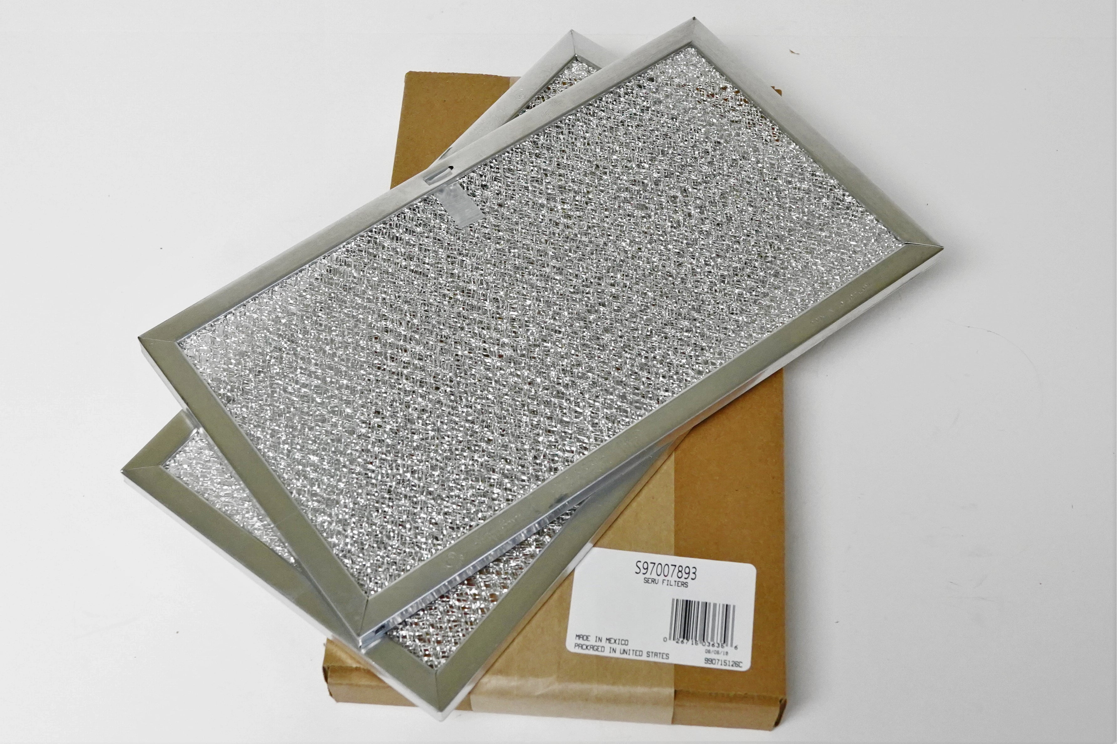 97007893 Broan Vent Range Hood Aluminum Filter Set
