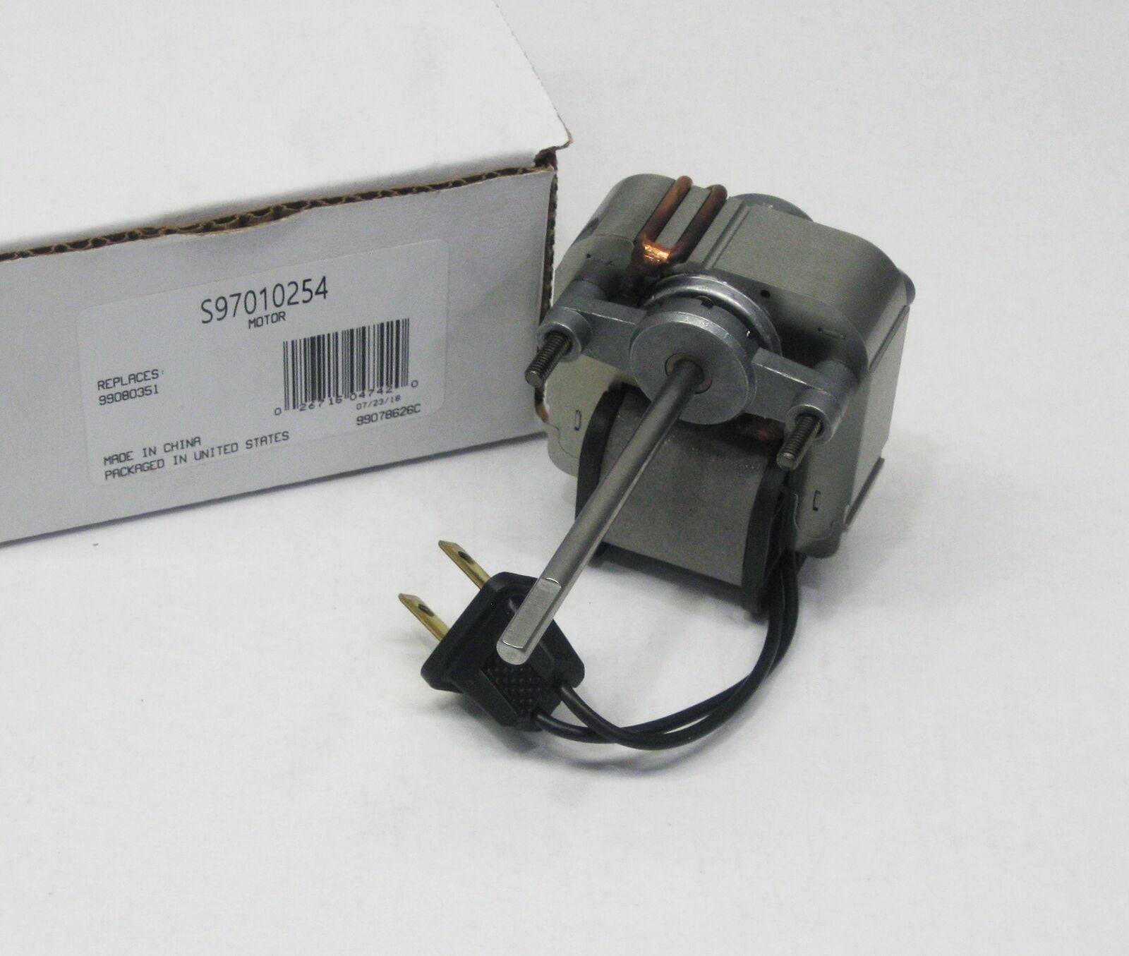 97010254 Broan Nutone Vent Bath Fan Motor for Models 99080351 162 