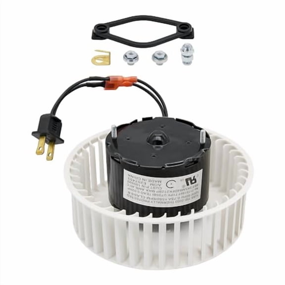 97017705 8663RP Fan Motor & Blower Wheel Replacement Compatible with Nutone 8663RP 8664RP 8814 671RB 672RB 8832N B Unit, Broan 750 751 Ser Fan Parts, Replaces Motor 86933000/JA2B104N
