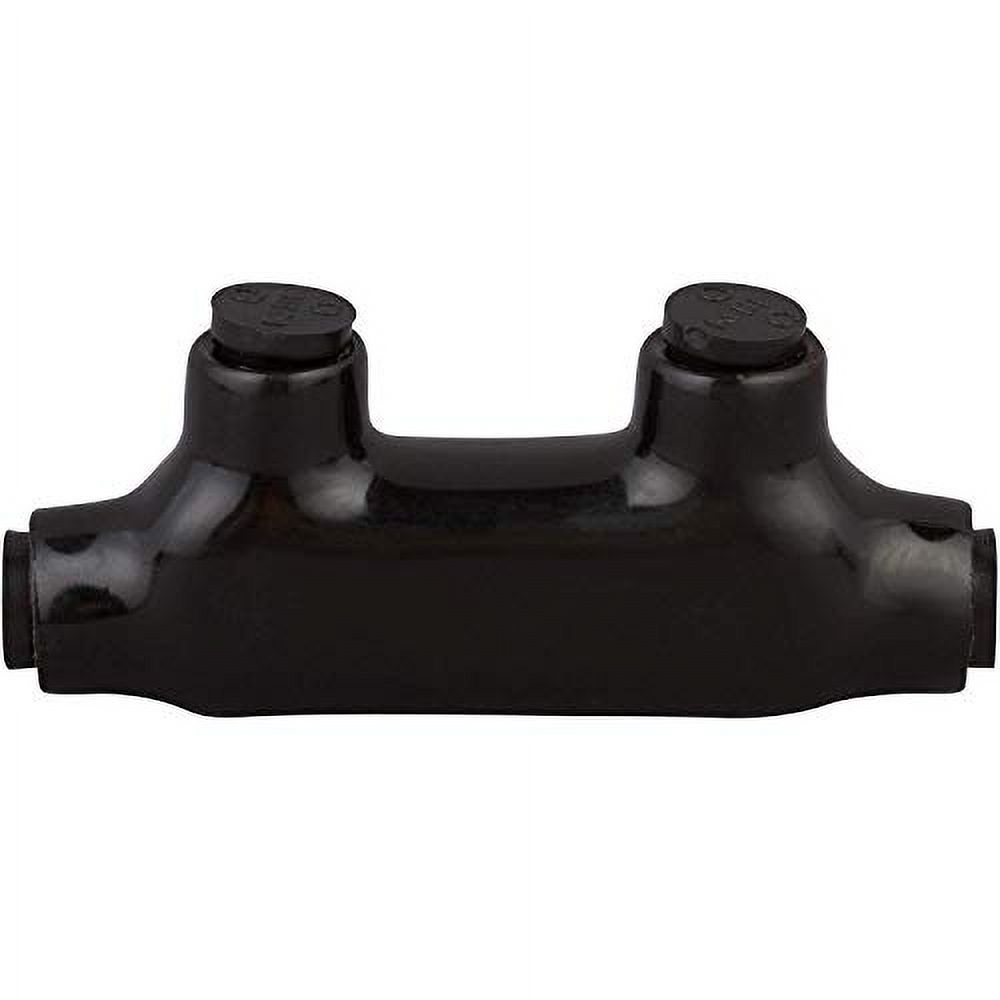 97021 Black Insulated in-Line Splice 250-6 Wire Range, 2-Pack - Walmart.com