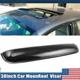 thumbnail image 1 of 970MM US Black Sun/Moon Roof Top Window Sunroof Visor Vent Rain/Wind Deflector, 1 of 9