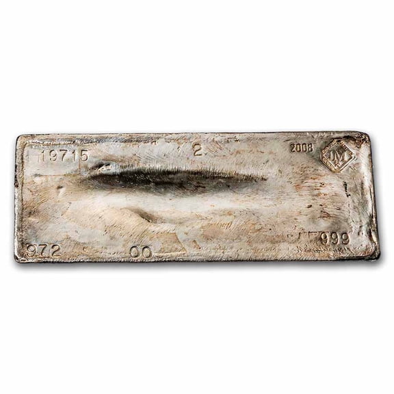972 oz Silver Bar - Johnson Matthey