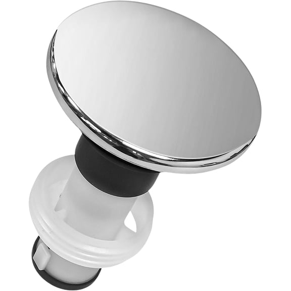 972098A Drain Stopper for Push & Seal Drain Assembly:Sink Stopper Drain Sink Plug Part Push & Seal Drain Stopper Assembly 35338-06XX, Polished Chrome 1 Count