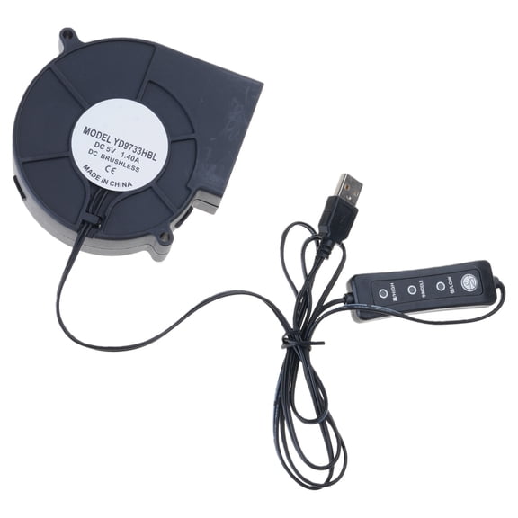 9733 5V High Speed USB Blower Fan For Indoor And Outdoor Use With Adjustable Speed Option For Enhances Air Circulation