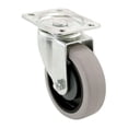 thumbnail image 1 of 9738 5 in. Swivel Plate Caster, Rubber Wheel, 1 of 1