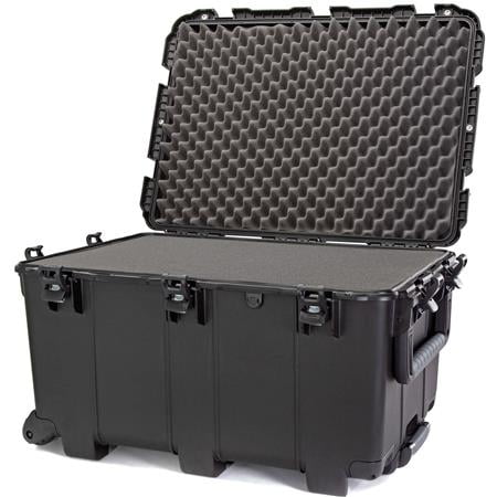 Nanuk 975 Wheeled Waterproof Hard Case with Foam Insert, Black