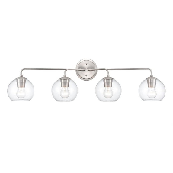 X 4 - Light Brushed Nickel / Silver