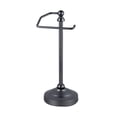 thumbnail image 1 of SunnyPoint Deluxe Fingertip Towel Holder Stand, Heavy Weighted and Free-Standing Steel Countertop Rack for Bathroom or Kitchen, Black Nickel, 1 of 5