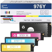 976Y Ink Cartridge Compatible for L0R05A L0R06A L0R07A L0R08A Replacement for PageWide Pro 552dw 577z P57750dw 552dw 577dw P55250dw 577z Printer