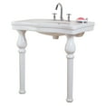 thumbnail image 1 of 978-WH Milano Deluxe Console 8 cc  White, 1 of 1