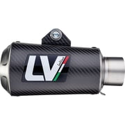 9791 - LV-10 Universal Slip-On, 54mm x 21/4in. Inlet - Carbon Muffler - Carbon End Cap - Left