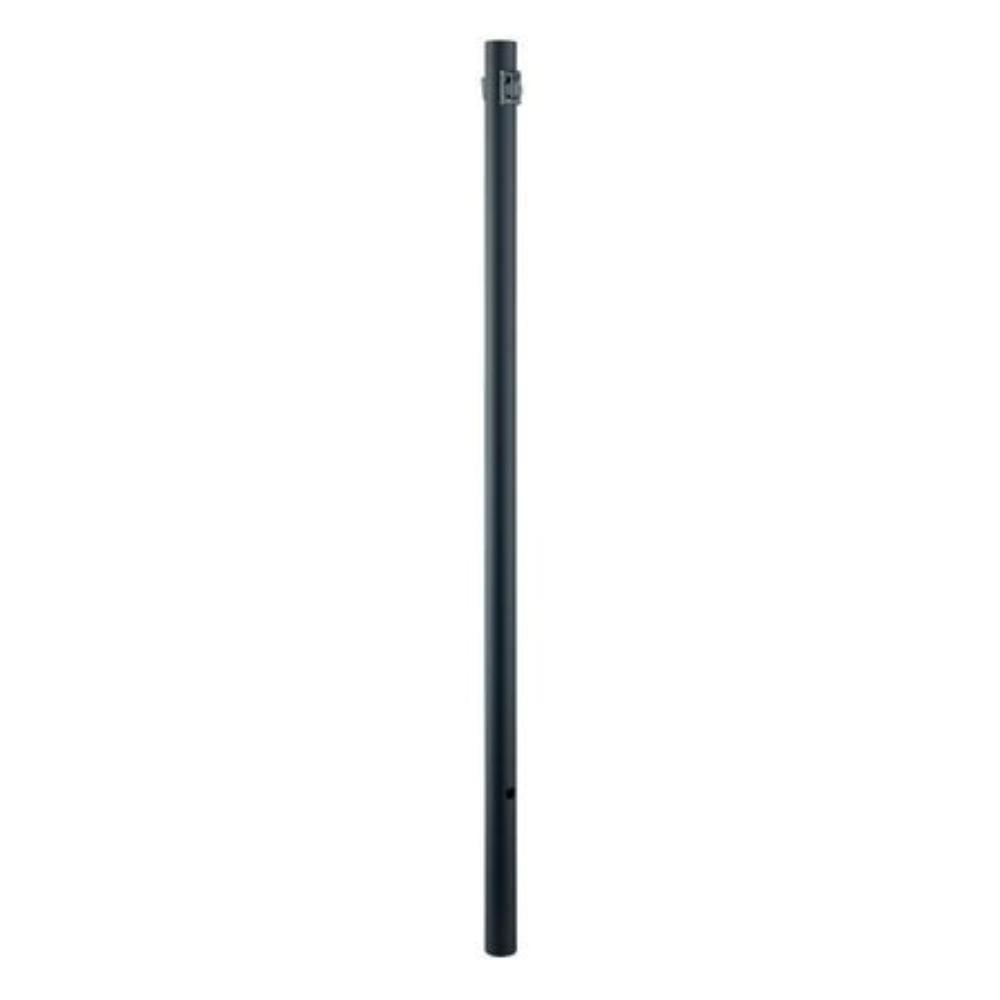 Matte Black 84 Inch Extruded Aluminum Outdoor Lamp Post