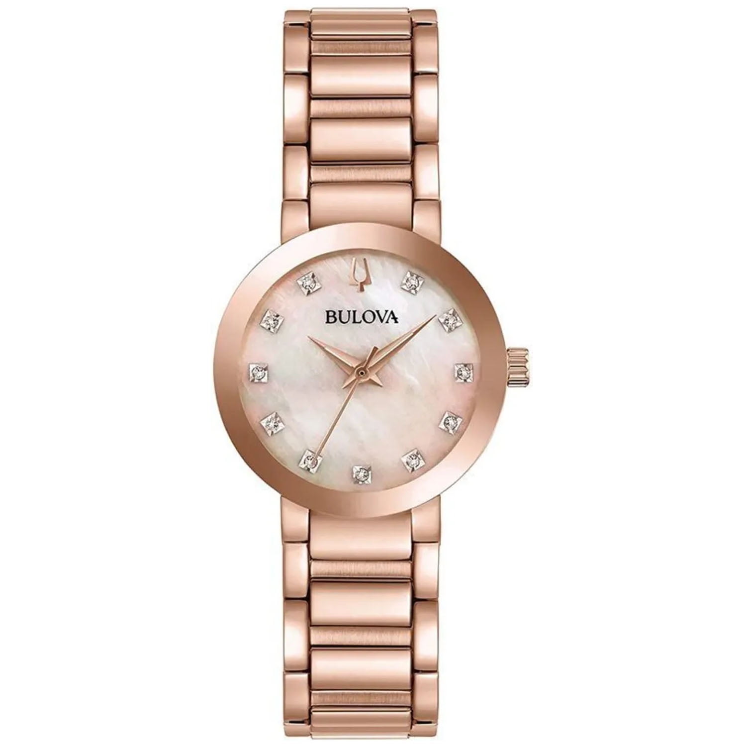 97P132 Modern Women's Watch Rose Gold 30mm Stainless Steel