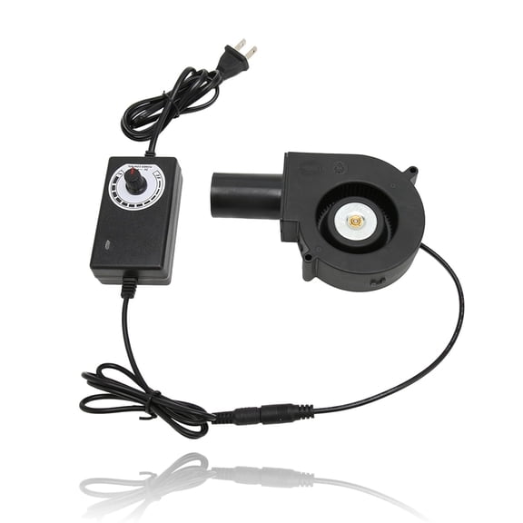 97x97mm Mini Blower Fan DC 12V Blower Fan with Speed Control for Receiver DVR for Xbox Modem Cooling US Plug
