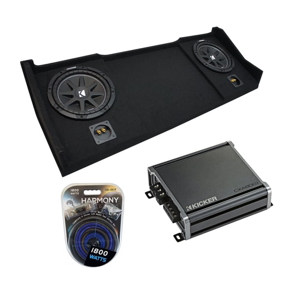 94-01 Fits Dodge Ram Club Quad Kicker Bundle Comp C10 Dual 10" Sub Box CXA800.1