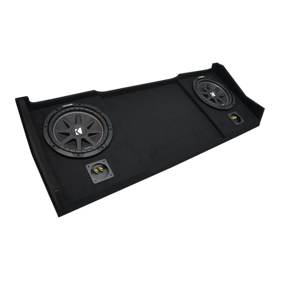 94-01 Fits Dodge Ram Ext Club Quad Kicker Bundle Comp C10 Dual 10" Sub Box 2 Ohm