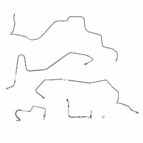 1998-2001 Ford Ranger Front Brake Line Kit Pickup Truck Steel TKT9842OM ...