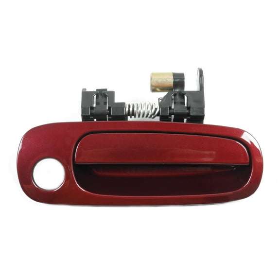 For 98-02 Toyota Chevrolet Outside Door Handle Front Right With Keyhole Corolla Prizm Burgandy Red 3M8 B3855 98 99 00 01 02 Fits select: 2001-2002 TOYOTA COROLLA CE/LE/S